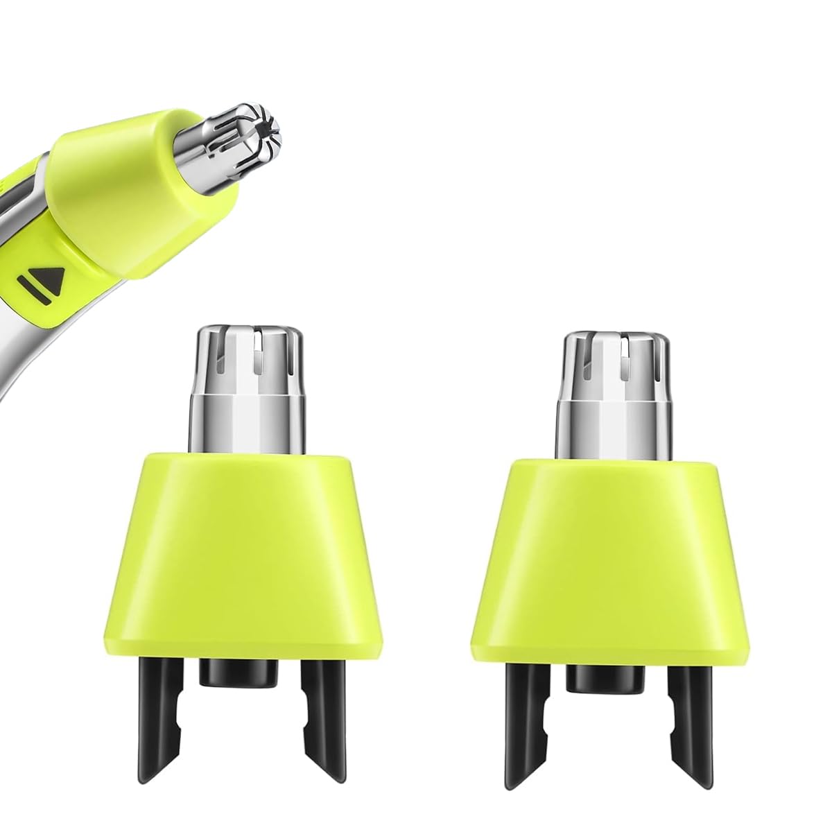 HANNEA 2Pcs Nose Hair Trimmer Tips Compatible with for Philips Norelco Onelade & OneBlade Pro Shaver Stainless Steel Nose Hair Trimmer Tips Replacements HANNEA 2Pcs Nose Hair Trimmer Tips Compatible with for Philips Norelco Onelade & OneBlade Pro Shaver Stainless Steel Nose Hair Trimmer Tips Replacements